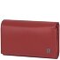  Sponsachtig portefeuille leer 15,5 cm variant red