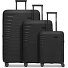  Eco Edition 4 wielen Kofferset 3-delig met uitbreidingsplooi variant black
