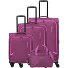  Corsiica 4 wielen Kofferset 4-delig variant pink