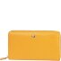  Sponsachtige portefeuille leer 19 cm variant yellow