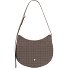  Hispani Schoudertas Leder 32 cm variant taupe