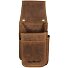 Vintage heuptasje leer 14,5 cm variant braun