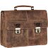 Vintage XL aktetas leer 40 cm variant brown Vintage XL aktetas leer 40 cm variant brown