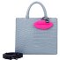 Big Boxy Handtas 26 cm variant croco dreamy blue Big Boxy Handtas 26 cm variant croco dreamy blue