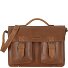  Natuur aktetas Leer 40 cm variant cognac