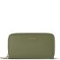  Bologna Leather XL portemonnee met dubbele ritssluiting rondom, RFID-bescherming, leer, 20 cm variant olive
