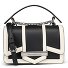  Nova Handtas Leer 20 cm variant black-white