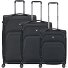  Gateway 4 wielen Kofferset 3-delig met uitbreidingsplooi variant black