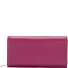  Lederen portefeuille 19 cm variant fuchsia
