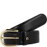  Zakelijke riem leer variant black | 90 cm