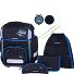  Ergolite Schooltas set 8-delig variant black blue