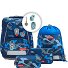  Space Schooltas set 5-delig variant snow leopard arko