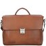  400-serie aktetas leder 40 cm Laptopcompartiment variant cognac