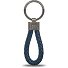  Keyring Sleutelhanger Leer 10 cm variant blue
