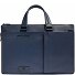 Russel Koffer RFID-bescherming Leer 42 cm Laptop compartiment variant blue Russel Koffer RFID-bescherming Leer 42 cm Laptop compartiment variant blue
