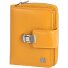  Sponsachtig portefeuille leer 9,5 cm variant yellow