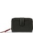  Viola Portemonnee RFID-bescherming Leder 14 cm variant schwarz-rot