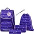  Ergojet Schooltas set 6-delig variant lavender