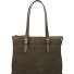  Nubuck Schoudertas Leer 40 cm Laptop compartiment variant green