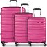  Paris 4 wielen Kofferset 3-delig met uitbreidingsplooi variant arctic-pink