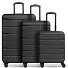  Munich 4.0 4-wiel kofferset, 3-delig met stretchvouw variant black dull
