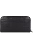 The Purse Portemonnee Leer 20 cm variant croco black The Purse Portemonnee Leer 20 cm variant croco black
