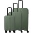  Air Stripe 4 wielen Kofferset 3-delig met uitbreidingsplooi variant green