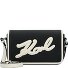 KARL LAGERFELD ESSENTIALS Schoudertas 22 cm variant black-white KARL LAGERFELD ESSENTIALS Schoudertas 22 cm variant black-white