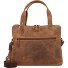  Vintage aktetas Leer 37 cm Laptopcompartiment variant braun