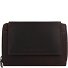  Wax Pull Up Portemonnee RFID-bescherming Leer 13.5 cm variant brown