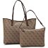  Victtoria Shopper Tas 33 cm variant latte logo-brown