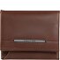  Eluxe Veg portemonnee van leer, 7,5 cm variant dark brown