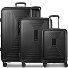  Essentials 14 4 wielen Kofferset 3-delig met uitbreidingsplooi variant black metallic
