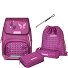 Ergojet Schooltas set 6-delig variant purple Ergojet Schooltas set 6-delig variant purple