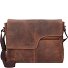  Vintage Originele Schoudertas Leder 32 cm variant brown