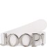 Riem Leer variant white-silver | 85 cm Riem Leer variant white-silver | 85 cm