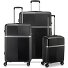  Airglam 4 wielen Kofferset 3-delig met uitbreidingsplooi variant nero