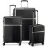 Airglam 4 wielen Kofferset 3-delig met uitbreidingsplooi variant nero Airglam 4 wielen Kofferset 3-delig met uitbreidingsplooi variant nero
