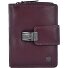  Sponsachtig portefeuille leer 9 cm variant bordeaux