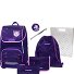  Ergoplus Schooltas set 8-delig variant violet