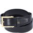  Zakelijke riem leer variant black | 110 cm