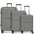 Shine 4 wielen Kofferset 3-delig met uitbreidingsplooi variant grey Shine 4 wielen Kofferset 3-delig met uitbreidingsplooi variant grey