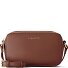  Bologna Leren Schoudertas Camera-Tas Leer Dubbele Ritssluiting 18 cm variant brown
