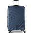  5808 4 wielen Trolley 74 cm met uitbreidingsplooi variant blau