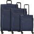 Travel Line 9704 4 wielen Kofferset 3-delig met uitbreidingsplooi variant dark blue Travel Line 9704 4 wielen Kofferset 3-delig met uitbreidingsplooi variant dark blue