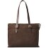  Nubuck Schoudertas Leder 40 cm Laptopvak variant mocca