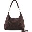  Calm Weave Schoudertas Leder 38 cm variant dark chocolate