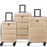  Air Armour 4 wielen Kofferset 3-delig met uitbreidingsplooi variant warm sand