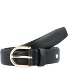 Jeans riem leer variant black | 75 cm Jeans riem leer variant black | 75 cm