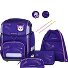  Ergolite Schooltas set 8-delig variant violet